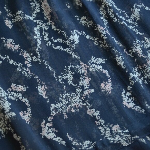 CLUB MONACO Sheer Silk Tunic Dress with Drawstring Waist Size 2 - Picture 12 of 12